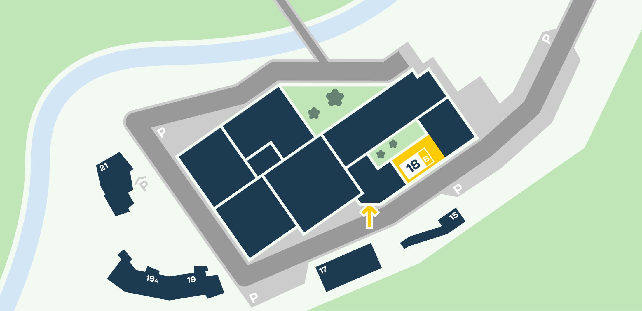 Grundrissplan 18B - Variante 2