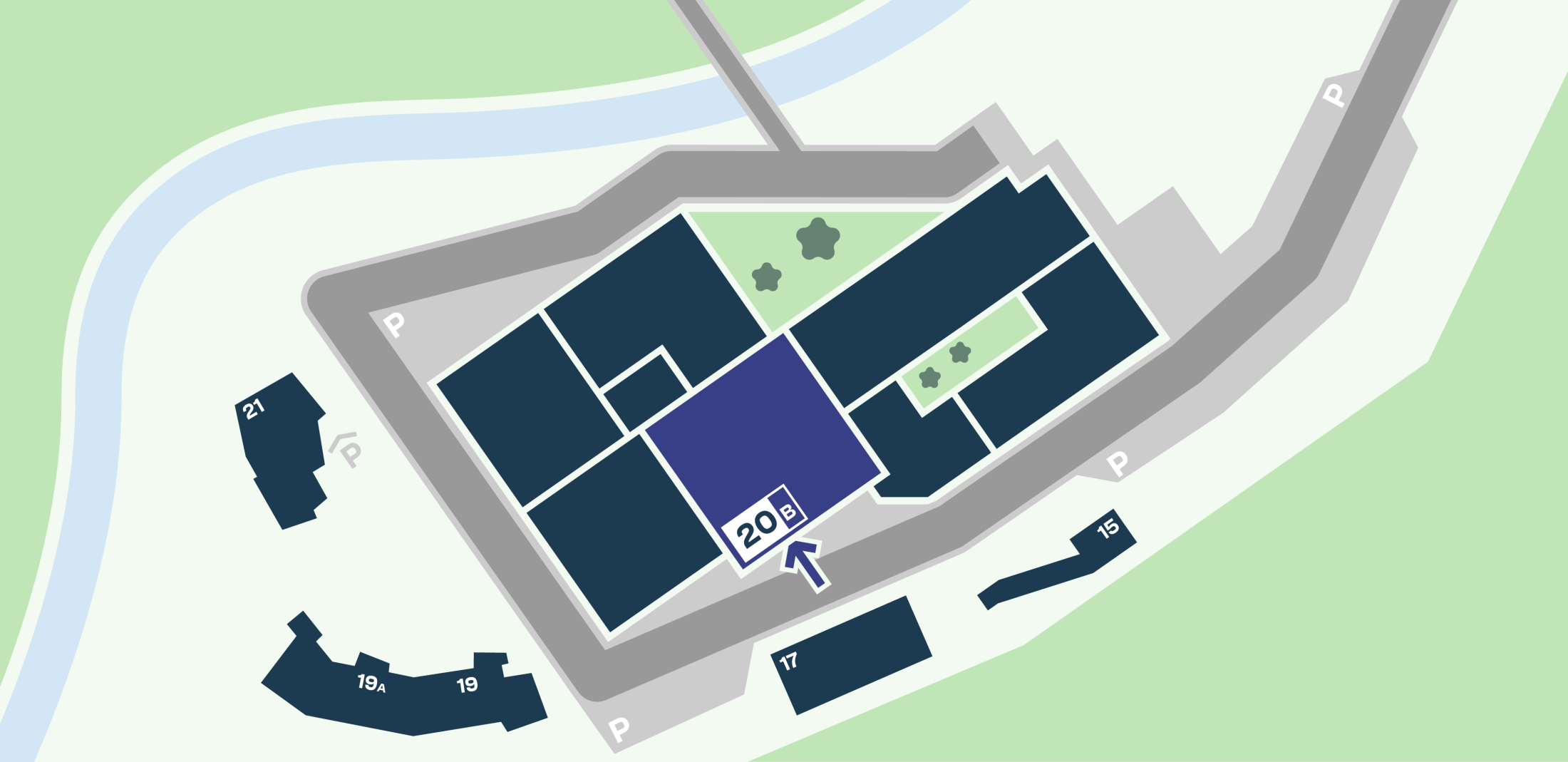 Grundrissplan 20B - Variante 2