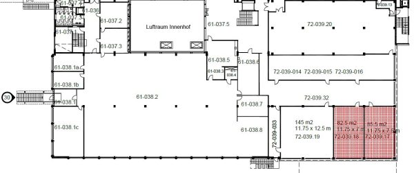 Hanroareal, Gewerberäume Nr. 72-039-17/18